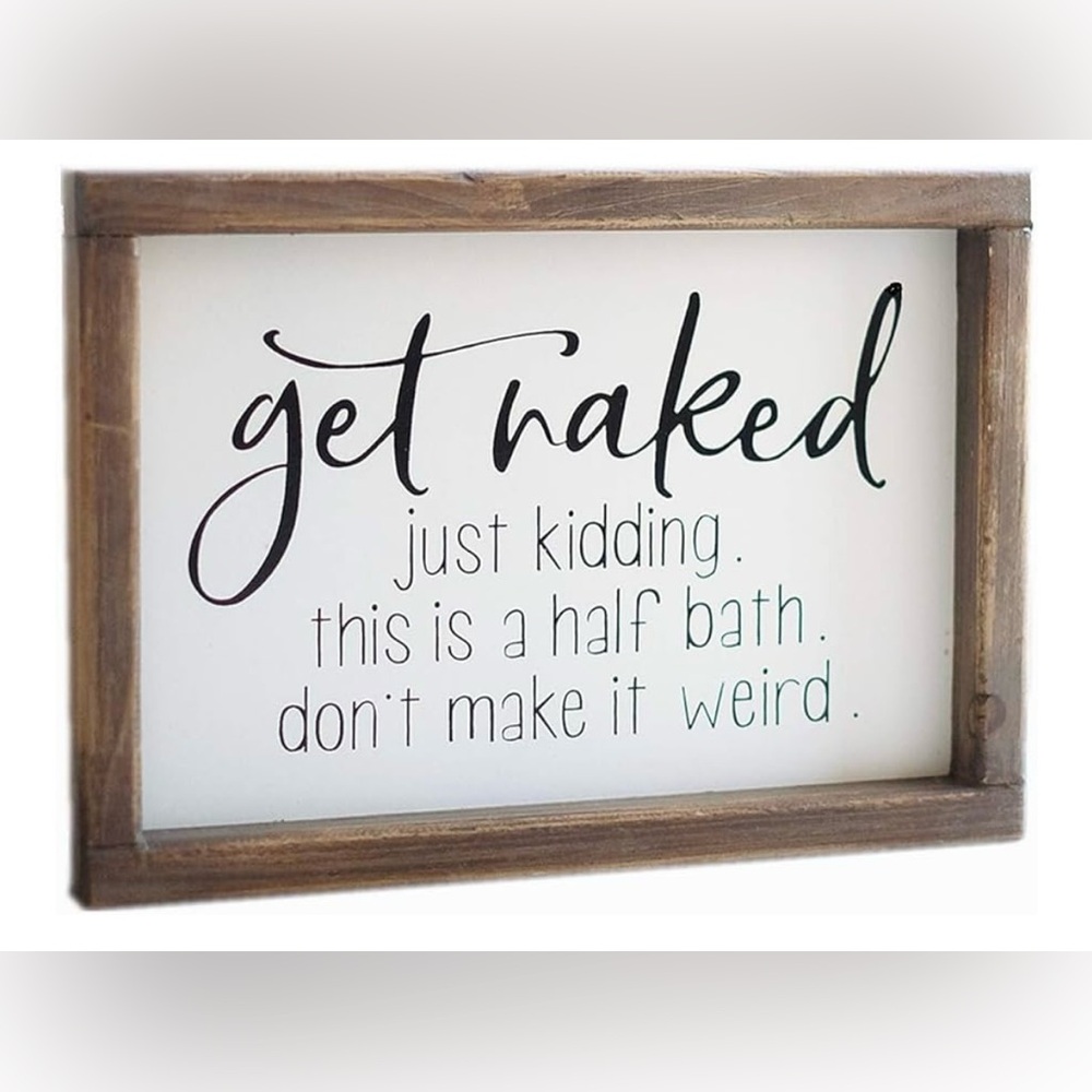 Funny Bathroon Wall Decor